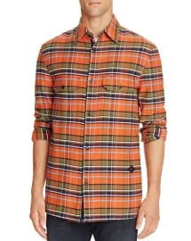 rag  amp  bone Hudson Flannel Plaid Regular Fit Button-Down Shirt at Bloomingdales